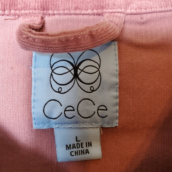 Cece Pink Button Down Jacket - Picture 5 of 5